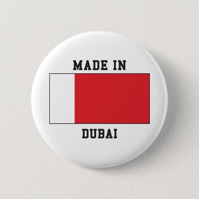Badge Rond 5 Cm Dubaï, EAU (Devant)