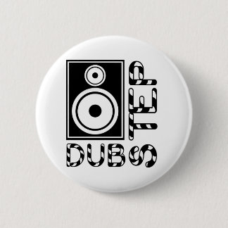 Badge Rond 5 Cm Dubstep Loudspeaker E