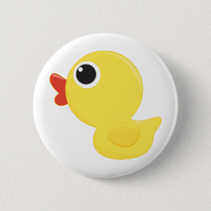 Badge Rond 5 Cm Duckie en caoutchouc