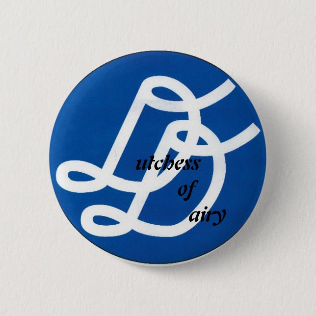 Badge Rond 5 Cm Dutchess de Pin de laiterie (Devant)