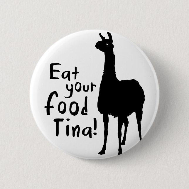 Badge Rond 5 Cm dynamite de lama (Devant)
