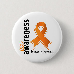 Badge Rond 5 Cm Dystrophie bienveillante réflexe de la conscience