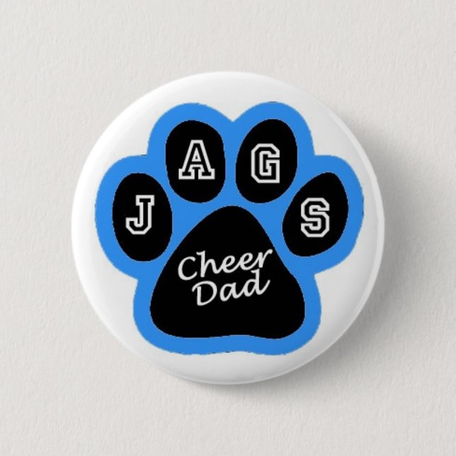 Badge Rond 5 Cm Ébrèche le bouton de papa (Devant)