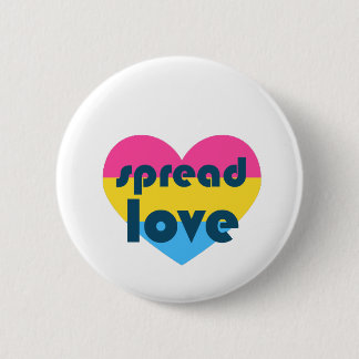 Badge Rond 5 Cm Écartez l'amour Pansexual