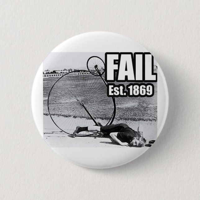 Badge Rond 5 Cm Échec épique (Devant)
