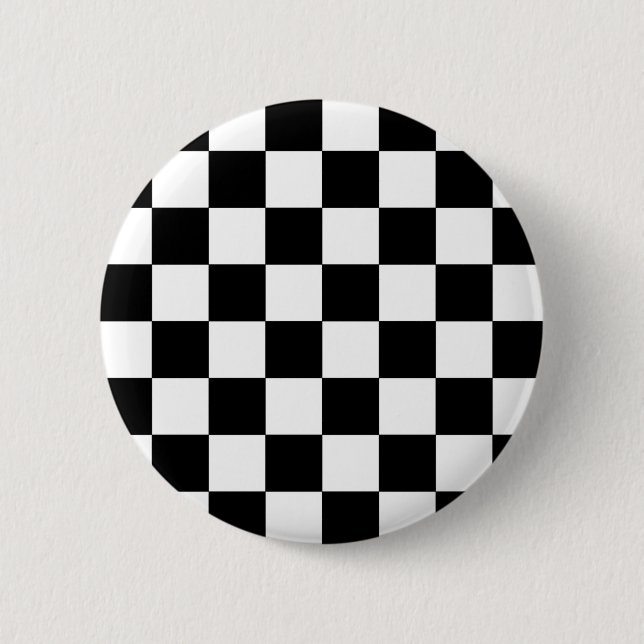 Badge Rond 5 Cm Échecboard (Devant)