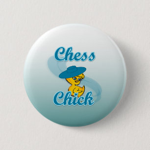 Badge Rond 5 Cm Échecs Chick #3