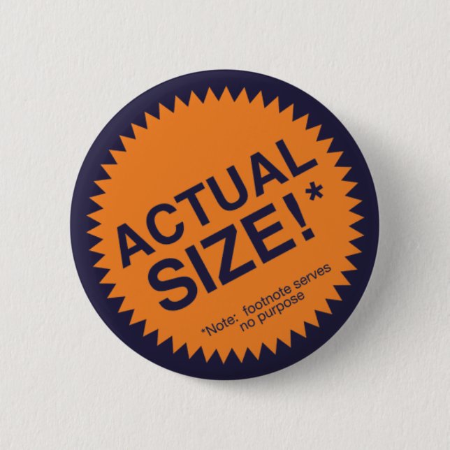 Badge Rond 5 Cm Échelle grandeur (Devant)