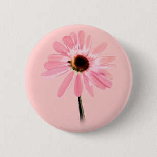 Badge Rond 5 Cm Echinacea purpurea
