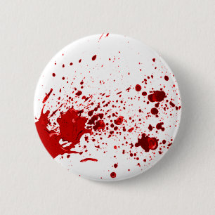 Badge Rond 5 Cm éclaboussure 1 de sang