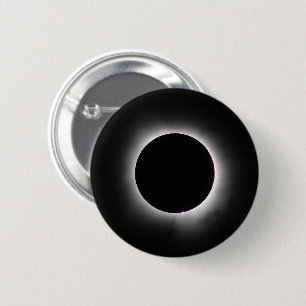 Badge Rond 5 Cm Éclipse solaire totale 8 avril 2024