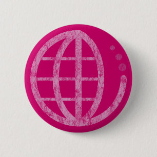 Badge Rond 5 Cm éco-terre : terre mère