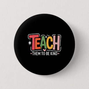 Badge Rond 5 Cm École d'enseignant mignonne