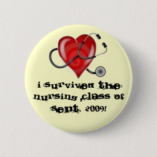 BADGE ROND 5 CM ÉCOLE D'INFIRMIÈRES DE SURVIE