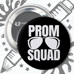 Badge Rond 5 Cm École secondaire Prom Planning Junior Senior Prom 