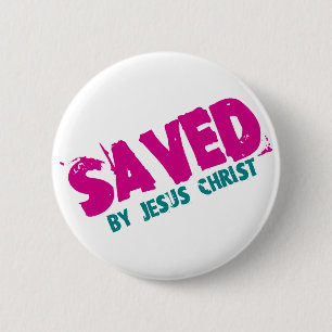 Badge Rond 5 Cm ÉCONOMISÉ par Jésus-Christ