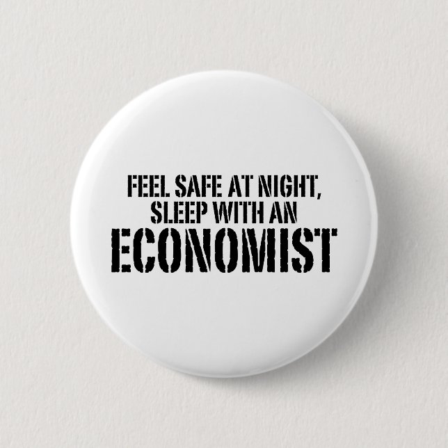 Badge Rond 5 Cm Économiste drôle (Devant)