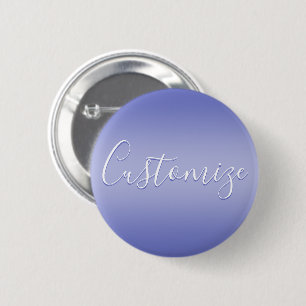 Badge Rond 5 Cm Écriture cursive éditable Violet blanc et violet