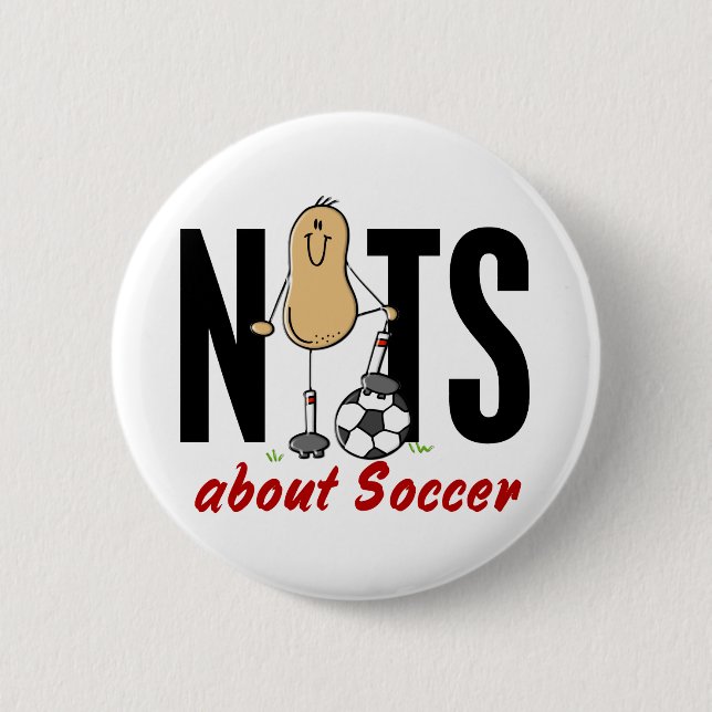 Badge Rond 5 Cm Écrou 2 du football (Devant)