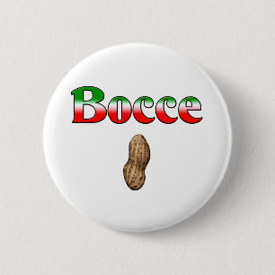 Badge Rond 5 Cm Écrou de Bocce