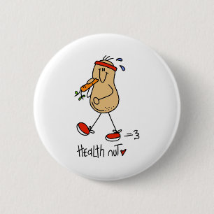 Badge Rond 5 Cm Écrou de santé