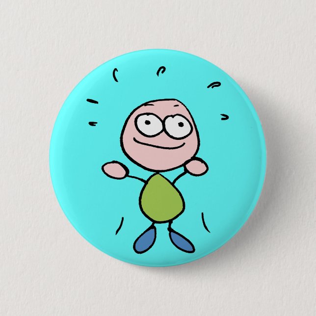 Badge Rond 5 Cm Ecstatic de Moodbutton ' (Devant)