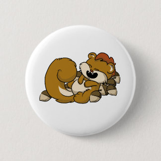 Badge Rond 5 Cm Écureuil exalté !