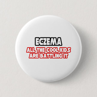 Badge Rond 5 Cm Eczema...Enfants Cool