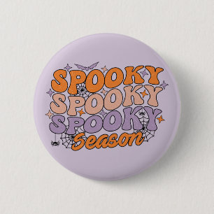 Badge Rond 5 Cm Éffrayante saison Éffrayante