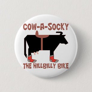 Badge Rond 5 Cm Effrayez un Socky
