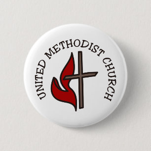 Badge Rond 5 Cm Église méthodiste unie