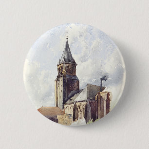 Badge Rond 5 Cm Église Saint-Germain-des-Prés Paris