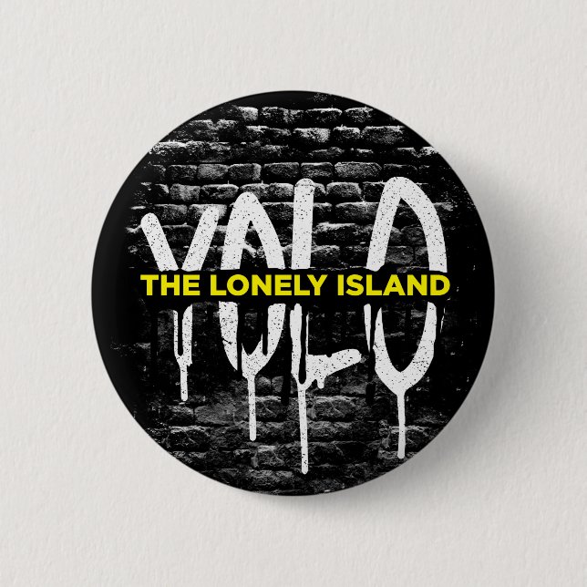 Badge Rond 5 Cm Égouttement de brique (Devant)