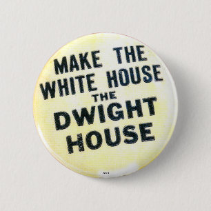 Badge Rond 5 Cm Eisenhower pour le président - bouton