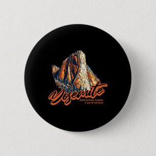 Badge Rond 5 Cm El Capitan Parc national de Yosemite Californie Es
