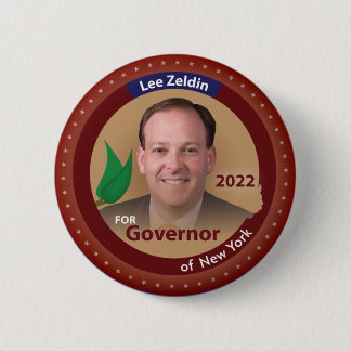 Badge Rond 5 Cm Elect Lee Zeldin pour gouverneur de New York - 202