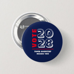 Badge Rond 5 Cm Électeur de l'élection républicaine conservatrice 