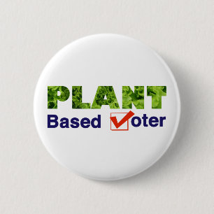 Badge Rond 5 Cm Électeur plante