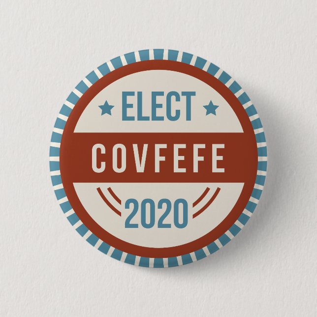 Badge Rond 5 Cm Électez la parodie de l'élection présidentielle de (Devant)