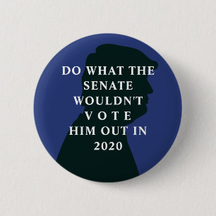 Badge Rond 5 Cm Élection 2020 contre Trump