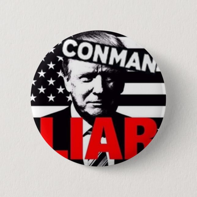 Badge Rond 5 Cm Élection anti-Trump Pin 2020 (Devant)
