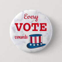 Élection Chaque Vote Compte Taille Personnalisée B