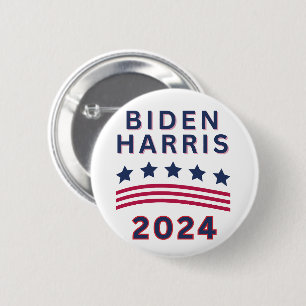 Badge Rond 5 Cm Élection de Biden Harris 2024