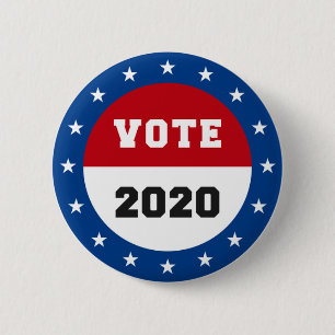 Badge Rond 5 Cm Élection du vote 2020