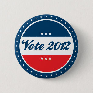 Badge Rond 5 Cm Élection du vote de 2012