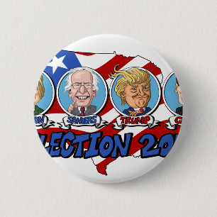 Badge Rond 5 Cm Élection présidentielle de 2016