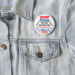 Badge Rond 5 Cm Élection présidentielle de Trump en 2020
