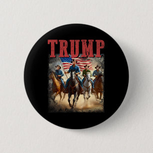 Badge Rond 5 Cm Élection présidentielle Trump Vance Kennedy 2025
