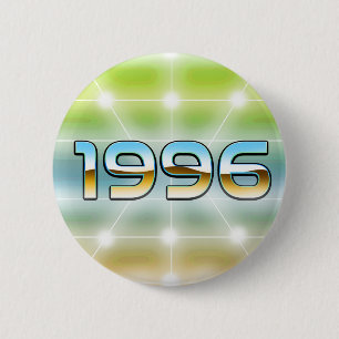 Badge Rond 5 Cm Électronique 1996