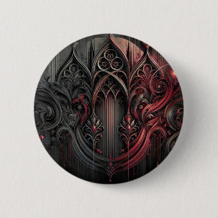 Badge Rond 5 Cm Élégance gothique Arrondi